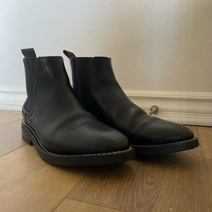 Thursday “The Duke” Black Leather Chelsea Boots